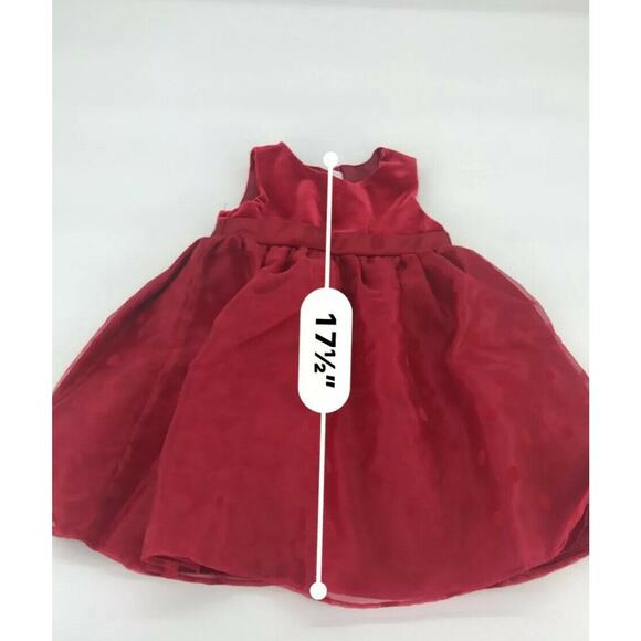 Youngland Girl Red Holiday Dress Size18M - Picture 4 of 4